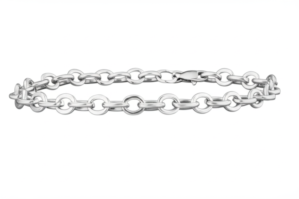 Sterling Curb Chain Bracelet