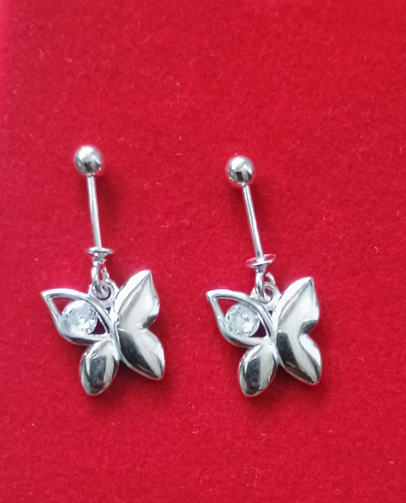 Dainty Butterfly Shaped Helix Piercing Earrings