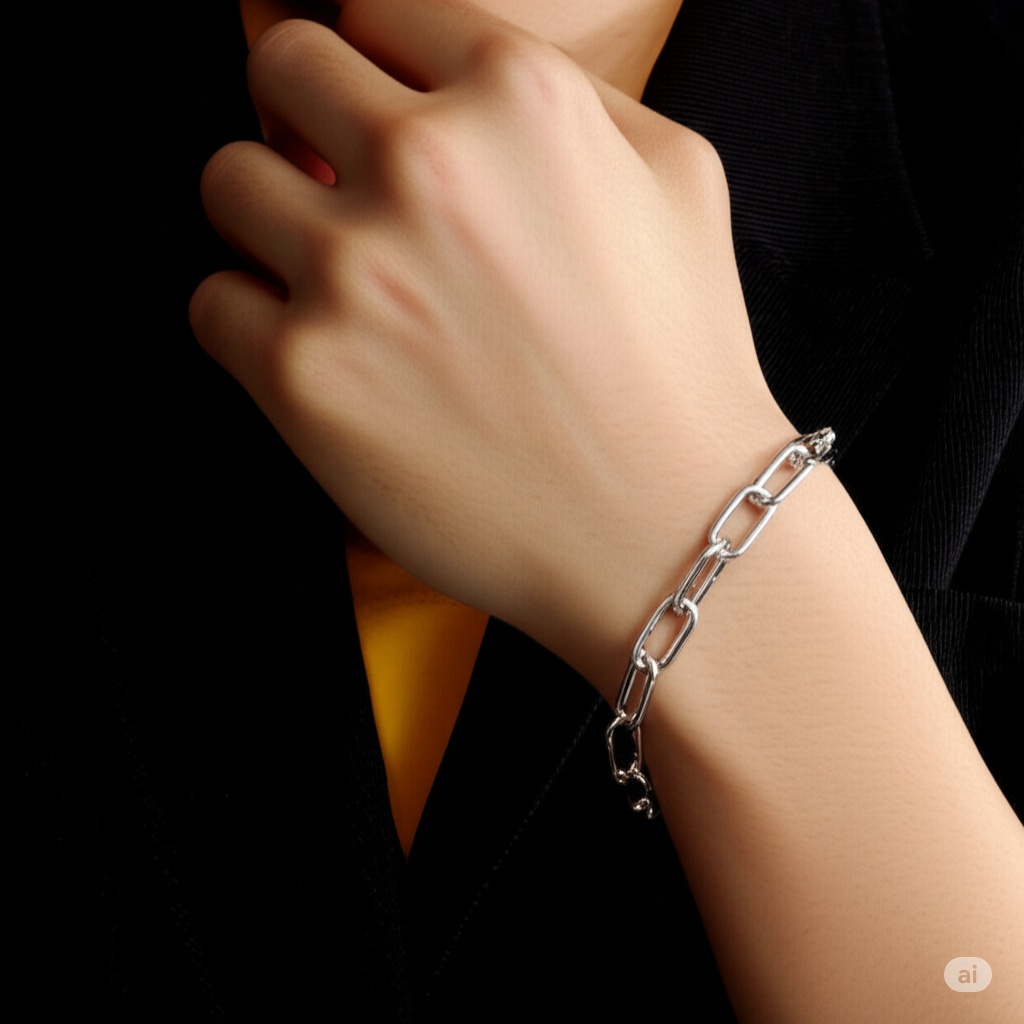 925 Curb chain bracelet