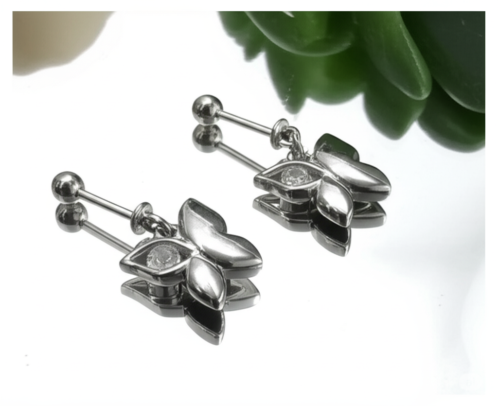 Dainty Butterfly Shaped Helix Piercing Earrings