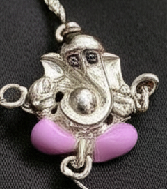 Ganesh Silver Bracelet