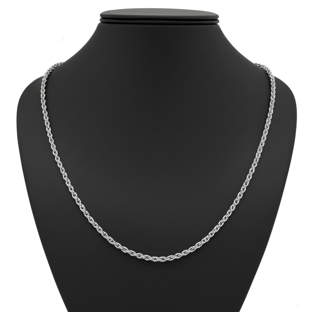 Sleek Cable 925 Sterling Silver Chain
