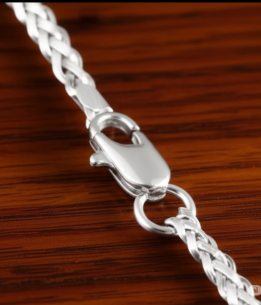 Gold Finger Silver Chain