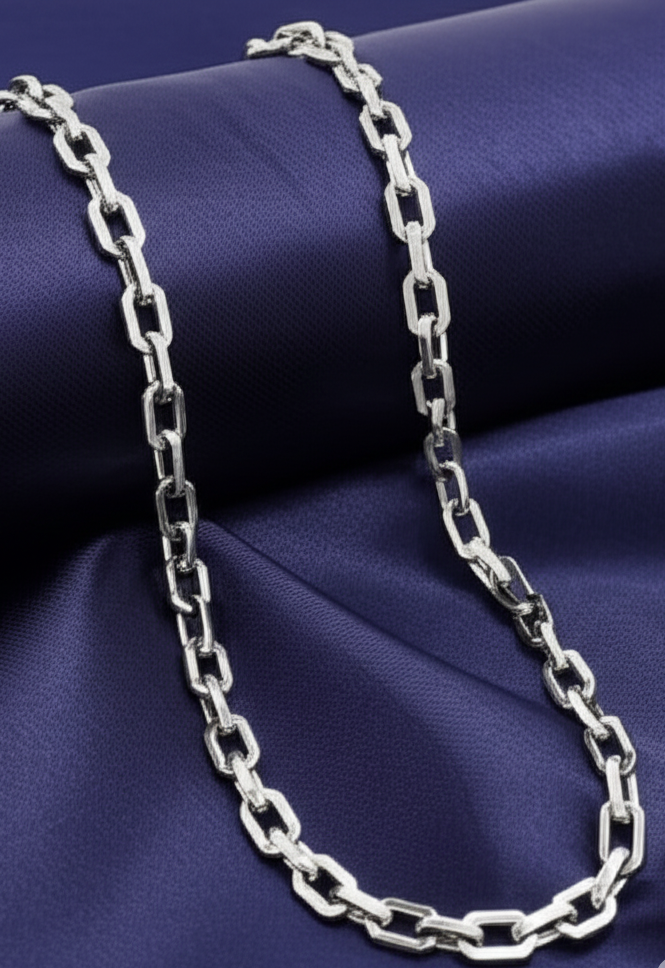 Anchor Link Sterling Silver Chain