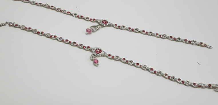 Pink Beads Payal