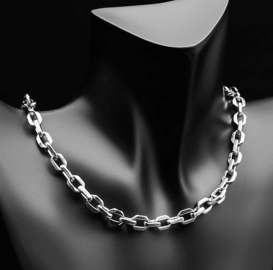 Anchor Link Sterling Silver Chain