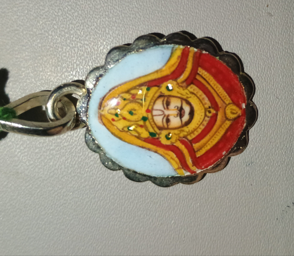 Lord Khatu Shyam Colour Pendant