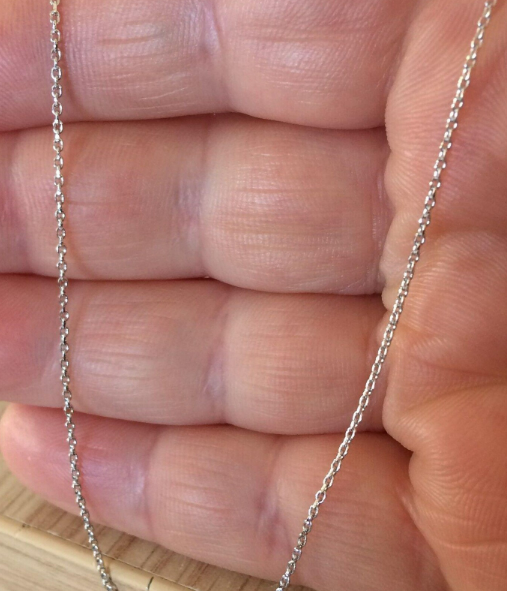 Sleek Cable 925 Sterling Silver Chain