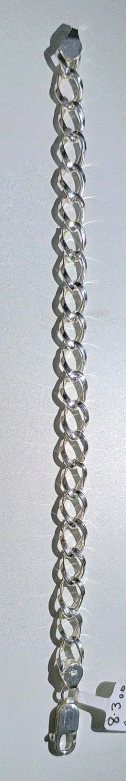 Curb Hollow Gents Bracelet