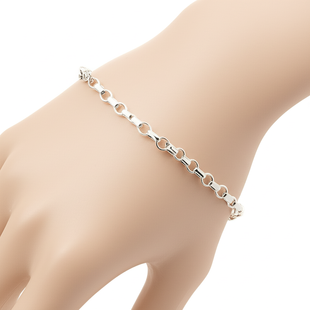 Sterling Curb Chain Bracelet