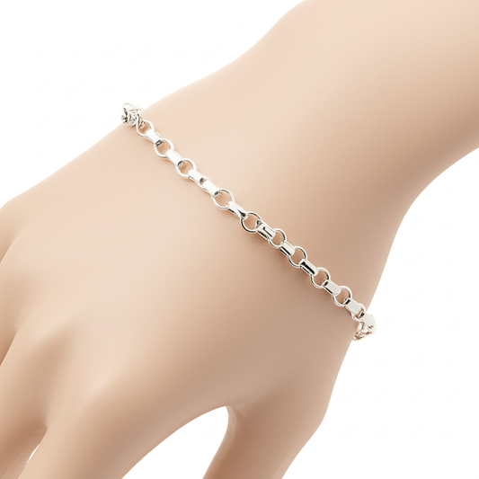 Sterling Curb Chain Bracelet
