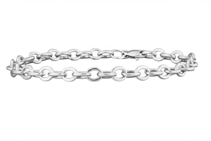 Sterling Curb Chain Bracelet