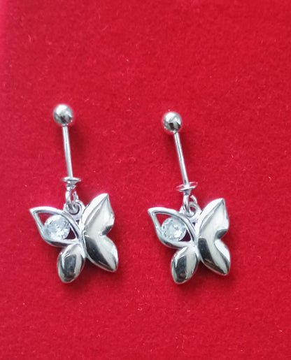 Dainty Butterfly Shaped Helix Piercing Earrings
