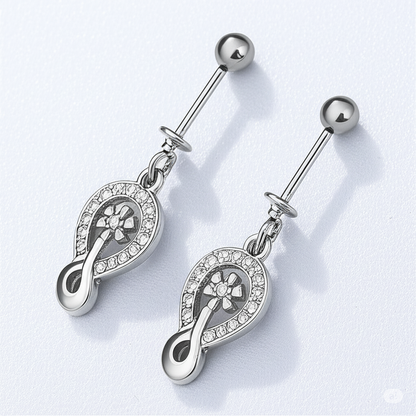Eight-Shaped Helix Piercing Earrings