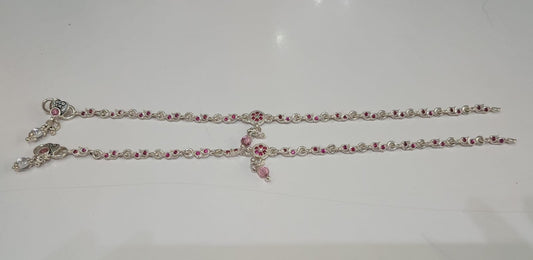 Pink Beads Payal