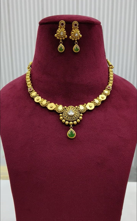 Gold Plated Necklace Set