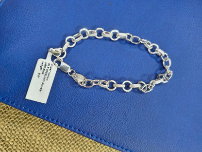 Sterling Curb Chain Bracelet