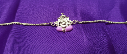 Ganesh Silver Bracelet