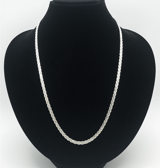 Gold Finger Silver Chain