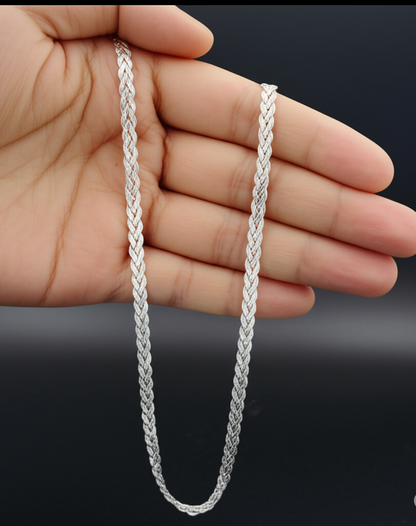 Gold Finger Silver Chain