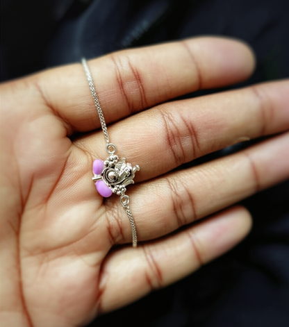 Ganesh Silver Bracelet