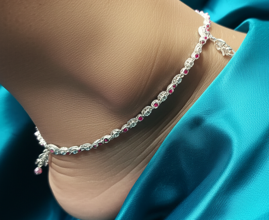 Pink Beads Payal