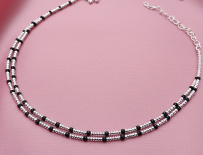 Black Bead Payal