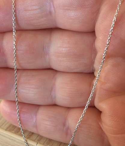 Sleek Cable 925 Sterling Silver Chain