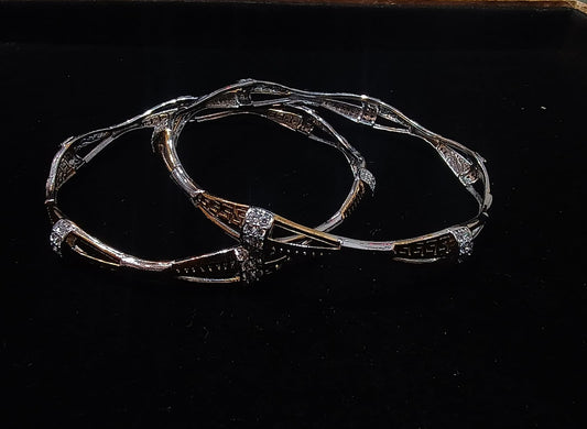 Gold plated Silver Bangles
