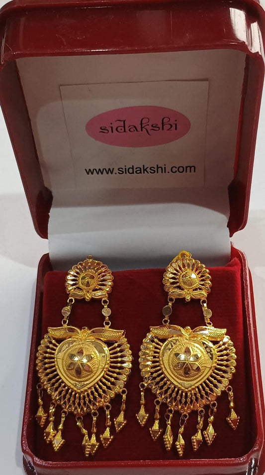 Long Hanging Earrings 18kt