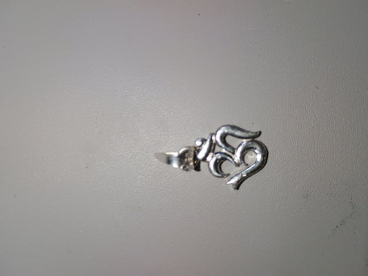 Silver Om Pendant Light weight