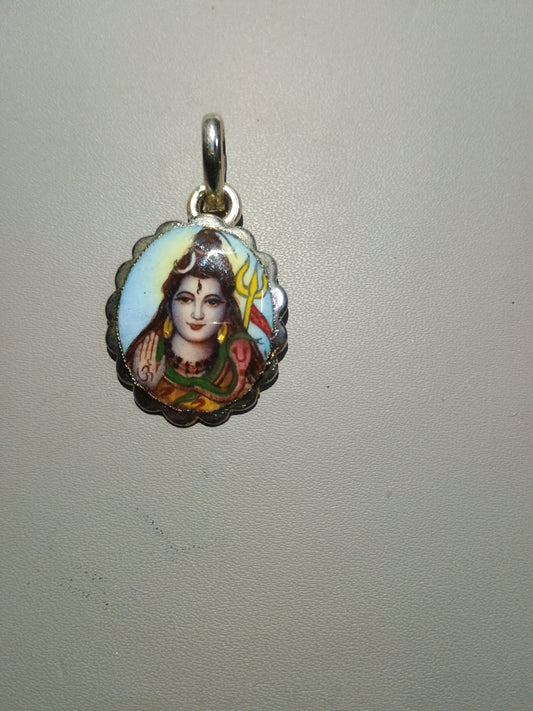 Lord Shiva Photo Pendant
